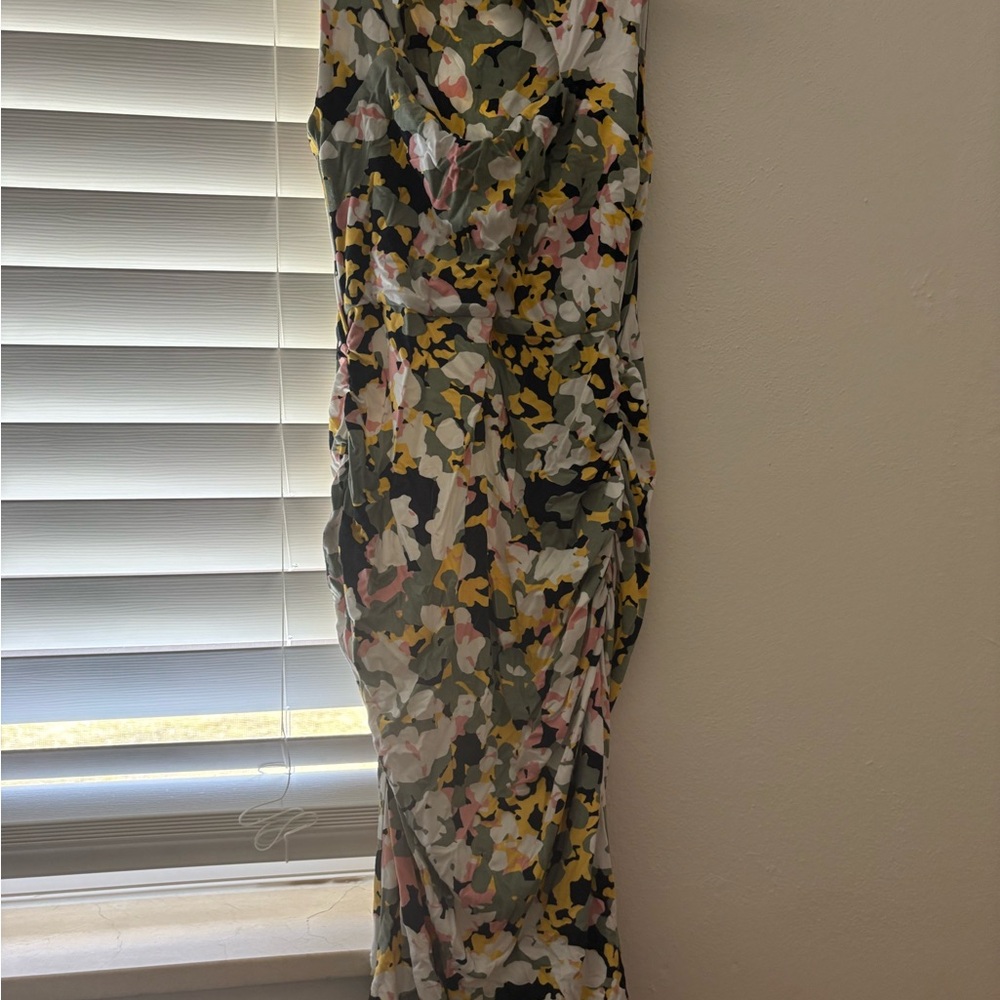 A Pea in the Pod Multicolor Floral Maxi Dress
